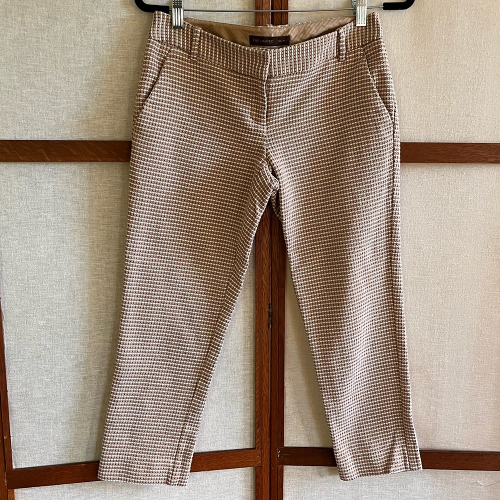 The Limited Drew Fit Patterned Cropped Pants - Size 4